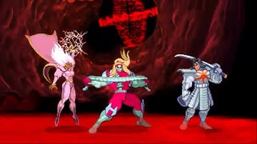 Marvel vs Capcom 2: Omega Red, Silver Samurai, and Storm arcade playthrough