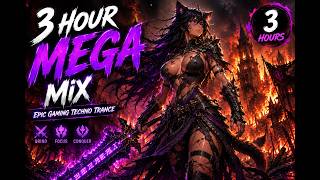 🎵 EPIC GAMING TECHNO TRANCE MEGA MIX ⚔️ 3 Hours of Emotional Fantasy Music for Gaming, Grinding &amp; F