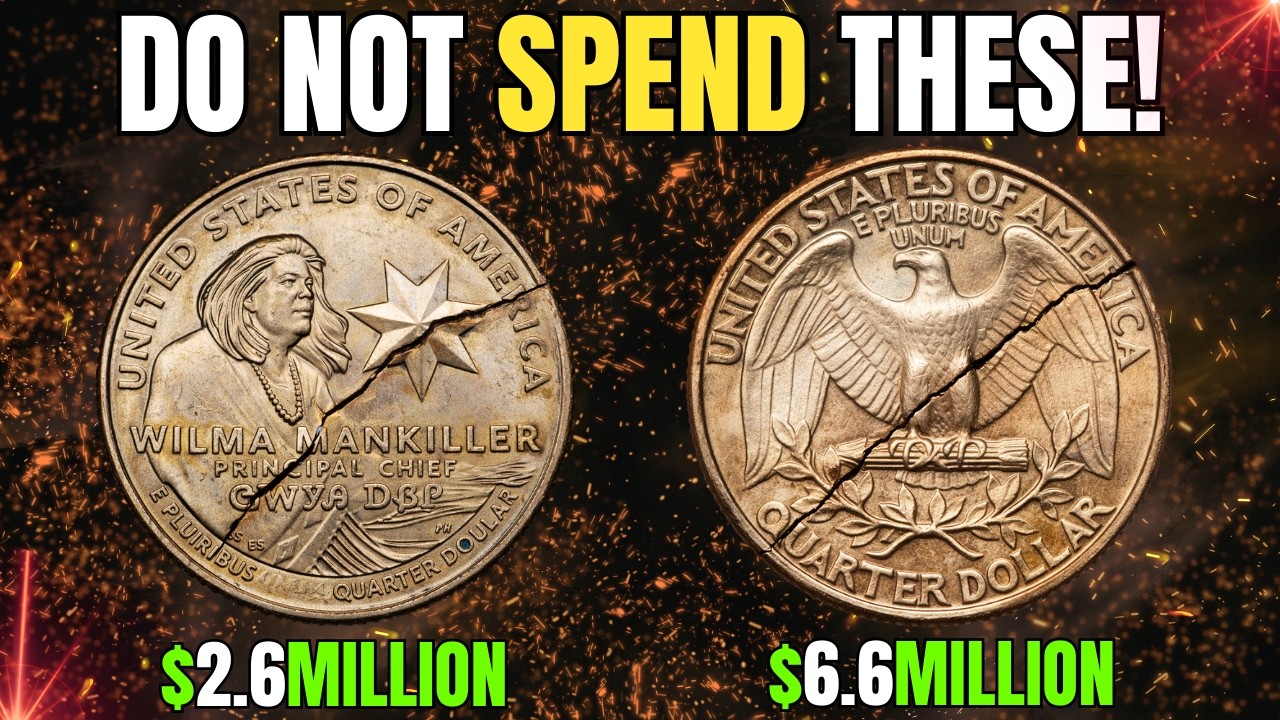 Most Valuable U.S. Quarter Dollar Coins Worth Big Money – Rare Quarters You Should Never Spend!