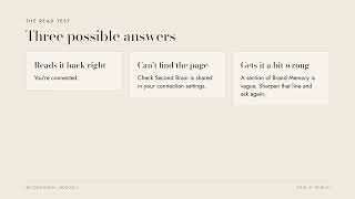 Second Brain, Module 3: Connect Claude, ChatGPT or Copilot to Notion