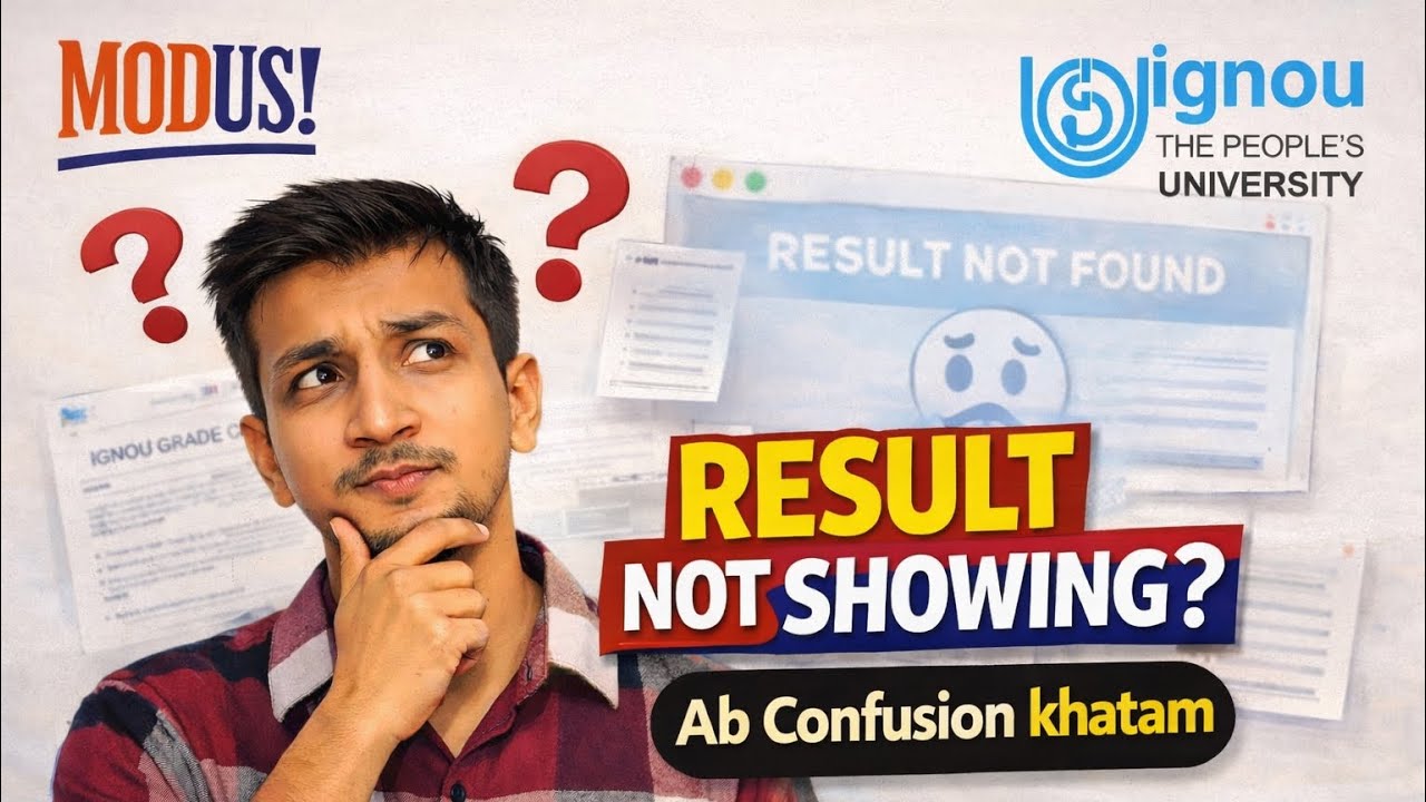 IGNOU Result Issue Explained | Why Some Can See Marks & Others Can’t? #Ignou 