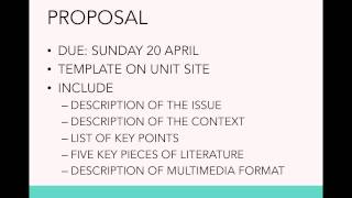 Assignment 2 overview