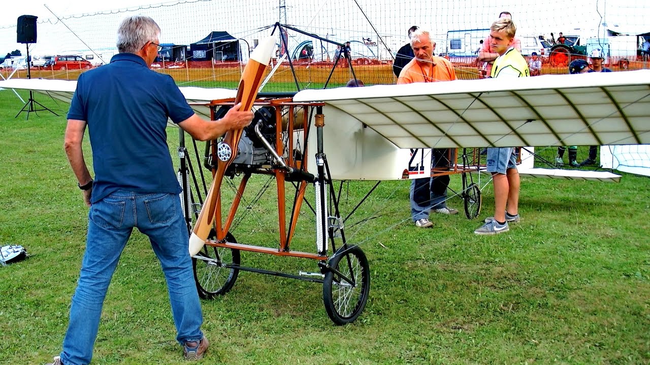 GIGANTIC RC XXXL BLÉRIOT XI SCALE MODEL AIRPLANE DEMO FLIGHT