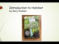 Understanding 'Hatchet' by Gary Paulsen