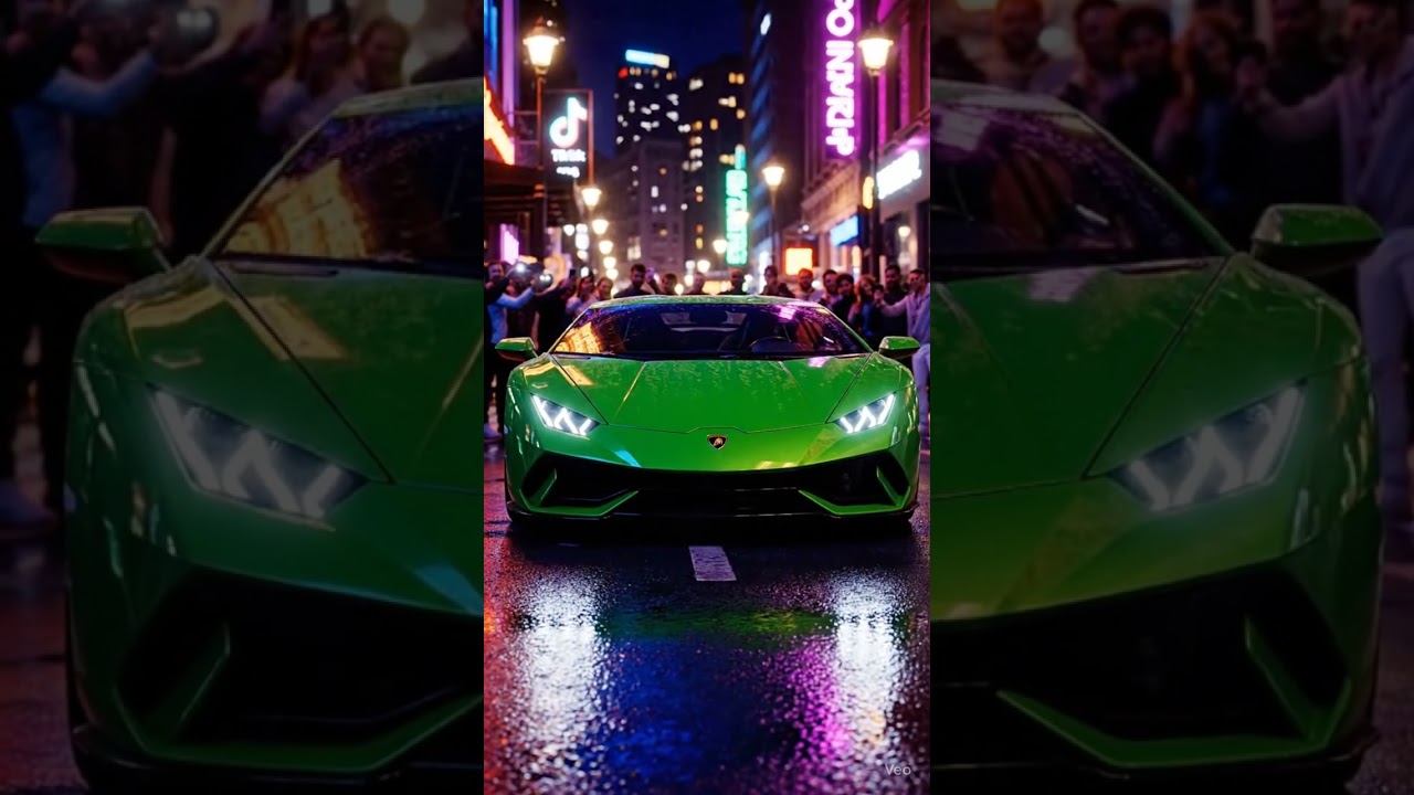 Lamborghini Huracán 🔥 Monaco Night Supercar Scene
