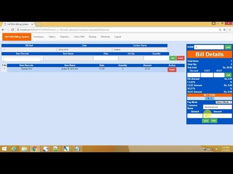 Hatsun Billing Software - SWAD Hi Tech