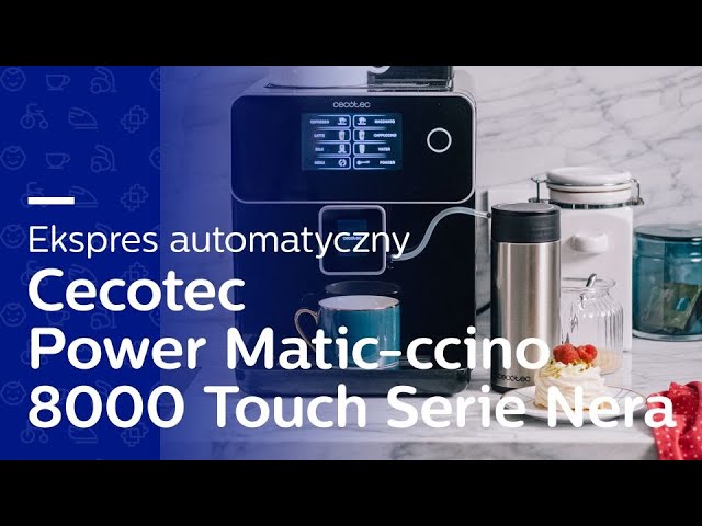 Power Matic-ccino 8000 Touch Serie Bianca S Cafetera superautomática Cecotec