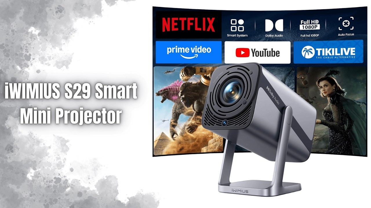 iWIMIUS S29 Smart Projector Review | Native 1080P, 4K Support