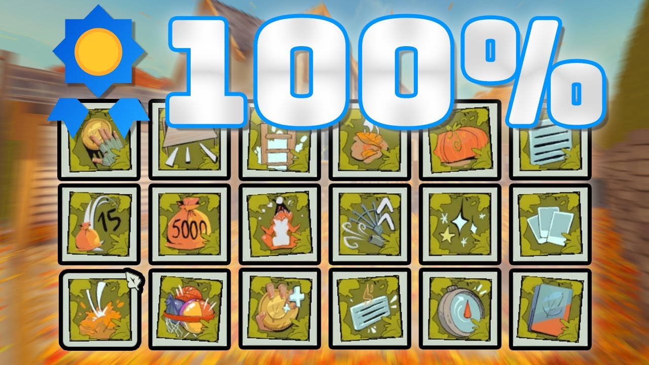 Как я получил 100% достижений, собирая листья