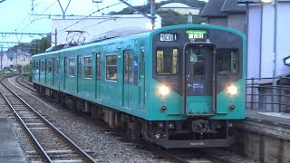 【HD】JR加古川線 普通列車103系電車 カコM1編成 神野駅到着