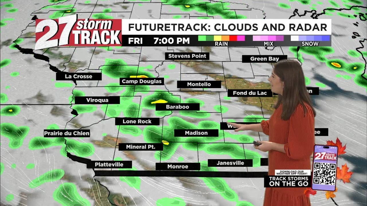 A few showers and sprinkles possible later - YouTube