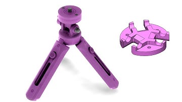 SOLIDWORKS TRIPOD PART 5 - LEG BASE CONNECTOR