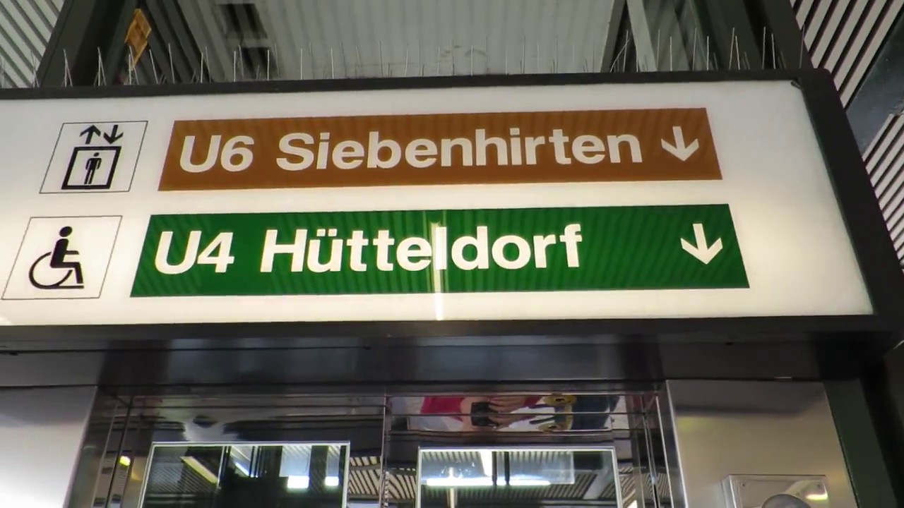 schindler elevator@tube station Längenfeldgasse, Vienna, Austria