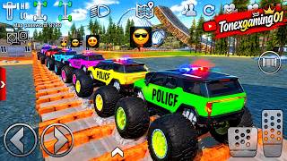 Monster Truck Impossible Offroad Racing 3D - ExtremePolice Car Simulator - Android GamePlay #8 screenshot 2