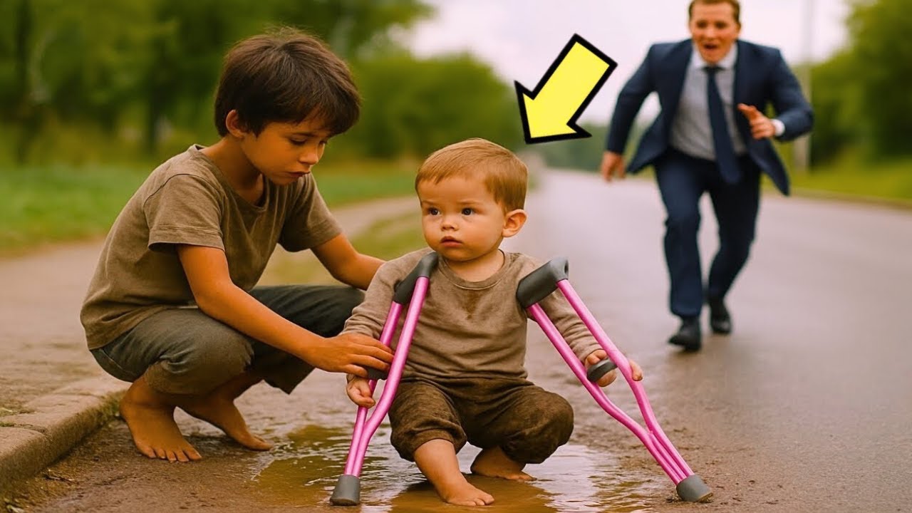 LE FILS DU RICHE NE S’ARRÊTAIT JAMAIS… JUSQU’À CE QU’UN ENFANT PAUVRE LE JETTE DANS LA BOUE