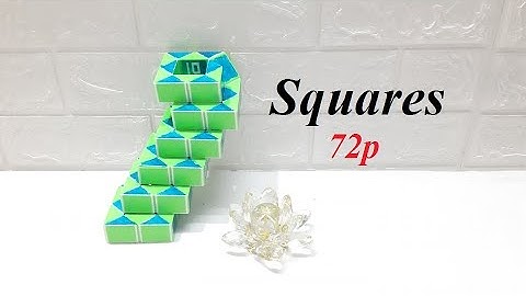 SLOW TUTORIAL - Rubik Twist or Xếp Hình Biến Thể 72 Pieces - Small Squares