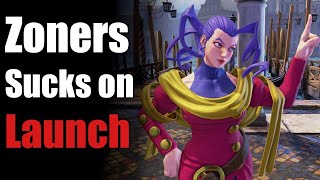 Zoners are always lacking at launch ( Discussing the history of zoning characters)