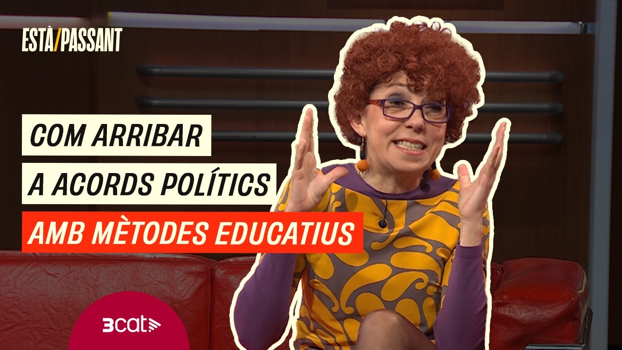 Montse Milà (Judit Martín), present a les negociacions per les millores del professorat