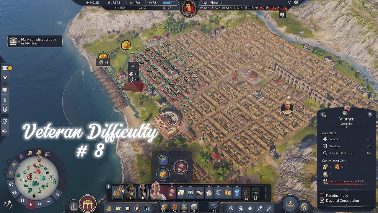 Veteran difficulty would I be able to survive? - Anno 117 Gameplay - No commentary - EP 8