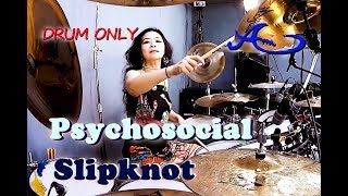 Slipknot - Psychosocial Drum Only (cover by Ami Kim) {#42-2}