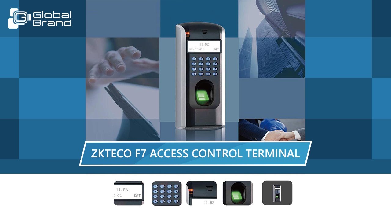 ZK F8 Fingerprint Time Attendance and Access Control Terminal with SOFTWARE 