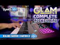 Glam  complete rock covers 32 new scenes  roland fantom  fantom 0  sound library