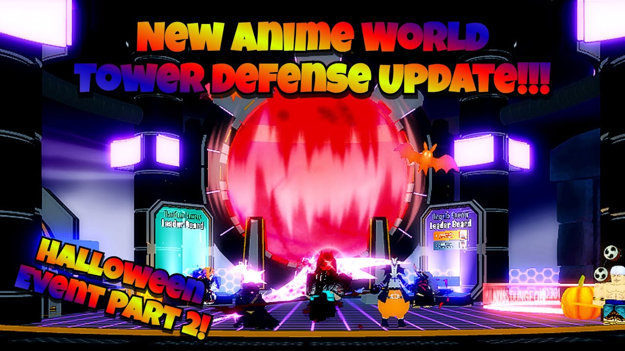New Halloween Update pt2🤩!!!?? in anime world tower defense 