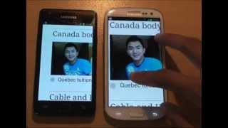 Samsung Galaxy S3 vs S2 Browser, Speed, Rendering & Benchmark Test