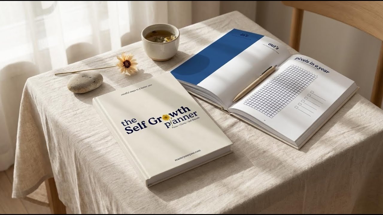 The Self Growth Planner – A Guided Journal for Focus, Clarity & Intentional Growth
