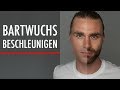 BARTWUCHS BESCHLEUNIGEN ● BARTWUCHSMITTEL für KRASSEN BART!