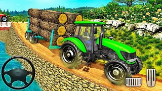 Real Tractor Trolley Cargo Farming Simulator Game - Android Gameplay #2 screenshot 4