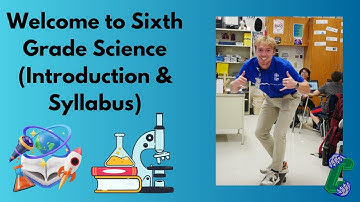 Welcome to 6th Grade Science (Introduction & Syllabus)
