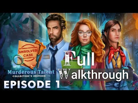 Unsolved Case - Murderous Talent Full Walkthrough Episode 1