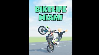 Dirtbike Wheelies 😎 (Bikelife Miami Roblox) #shorts #dirtbike #roblox #wheelie screenshot 4