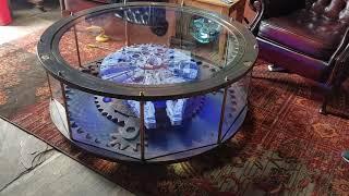 Steampunk coffee table. Millennium Falcon home.