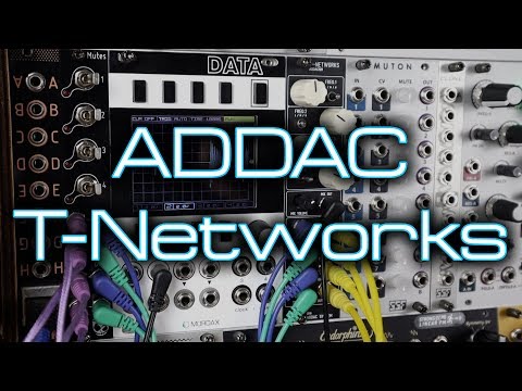 ADDAC System 103 T-Networks // 4 classic vintage analogue drum voices in Eurorack