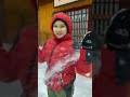Hujan Salju simulasi Jaket Angsana #shorts
