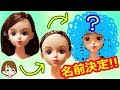 海外ドールのヘアカット♪赤メッシュのウィッグを装着 キャラメル