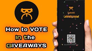 HOW TO DIVIDE YOUR VOTES in the SATOSHI BTC GIVEAWAY - CORE Mining screenshot 2