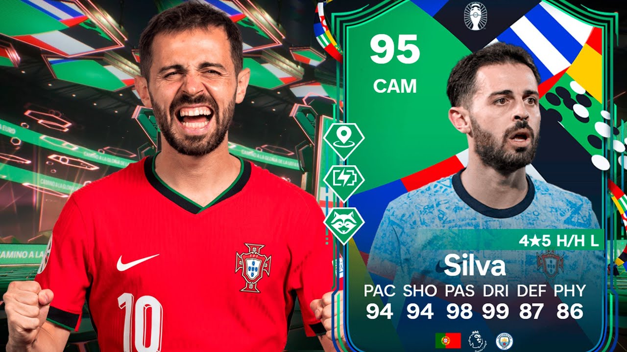 ¡CLARO QUE RINDE BIEN! 95 Bernardo SILVA UEFA Euro PTG SBC PLAYER REVIEW | EA FC 24