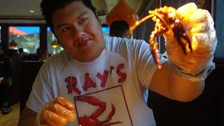 WATCH US EAT AT RAYS CRAB SHACK IN NEWARK CA