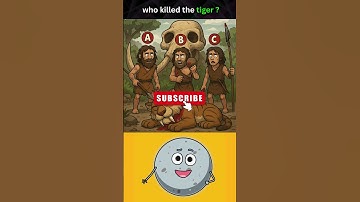 Who Took Down the Tiger? 🐅 Only Sharp Eyes Can Solve This Riddle! | #Shorts #brainteasers #riddles