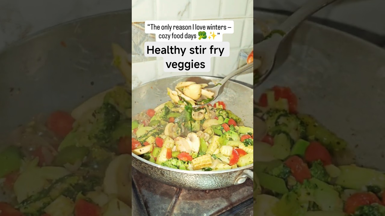 Winter Comfort Food ❄️🥦 | Quick & Healthy Sautéed Veggies in Minutes