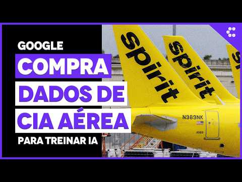 Google compra dados de companhia aérea falida para treinar IA