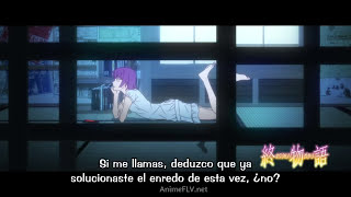 Senjougahara Llamando A Su Novio  Owarimonogatari
