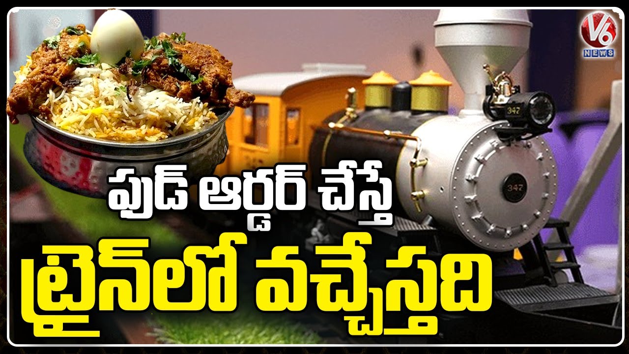 Train Restaurant In Warangal Platform 65 Train Restaurant V6 News YouTube