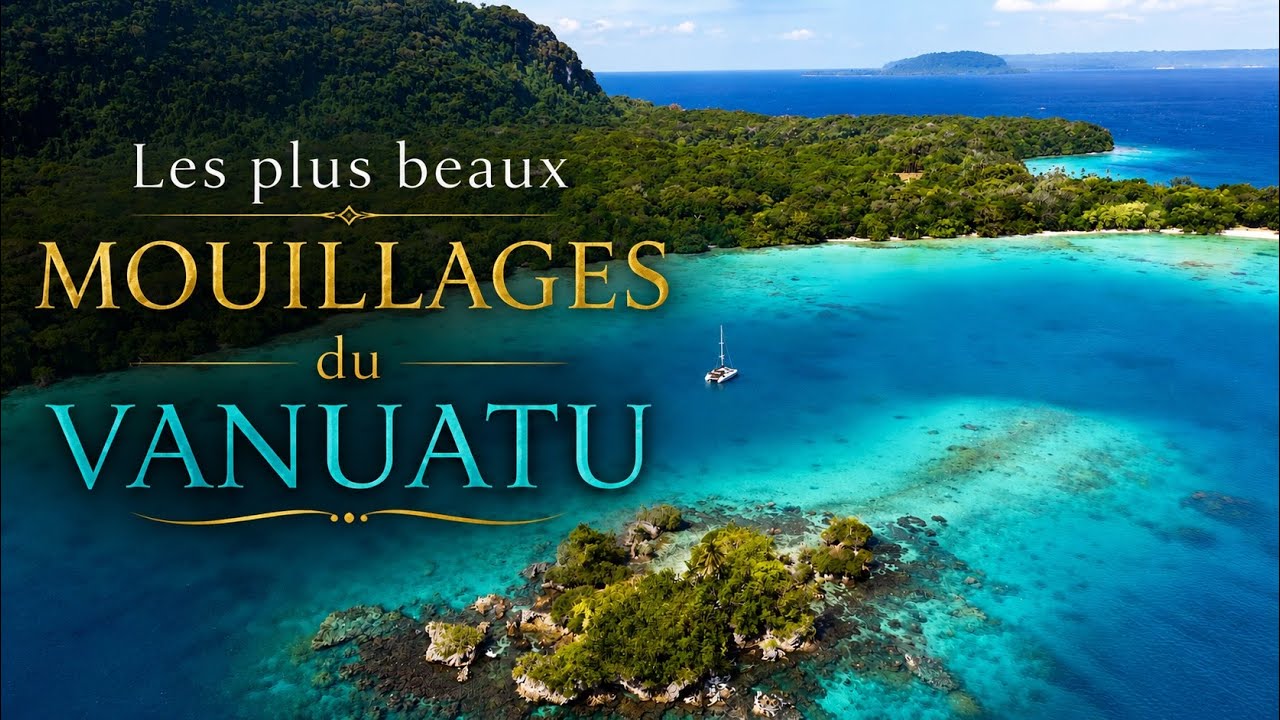 ⁣2 mois de navigation au Vanuatu vus de drone. Du Sud au Nord