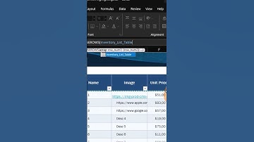 How to use ChooseRows in Microsoft Excel #shorts