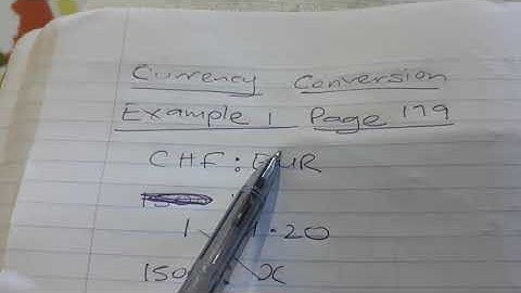 Introduction to Currency Conversion