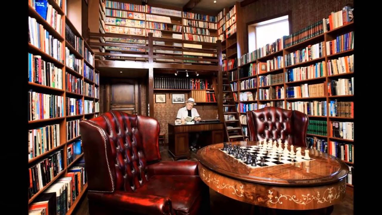 Установить библиотеку игр. Библиотека-1. Домашняя библиотека Стивена Кинга. Библиотека Room Android. Офис фэнтези 2.